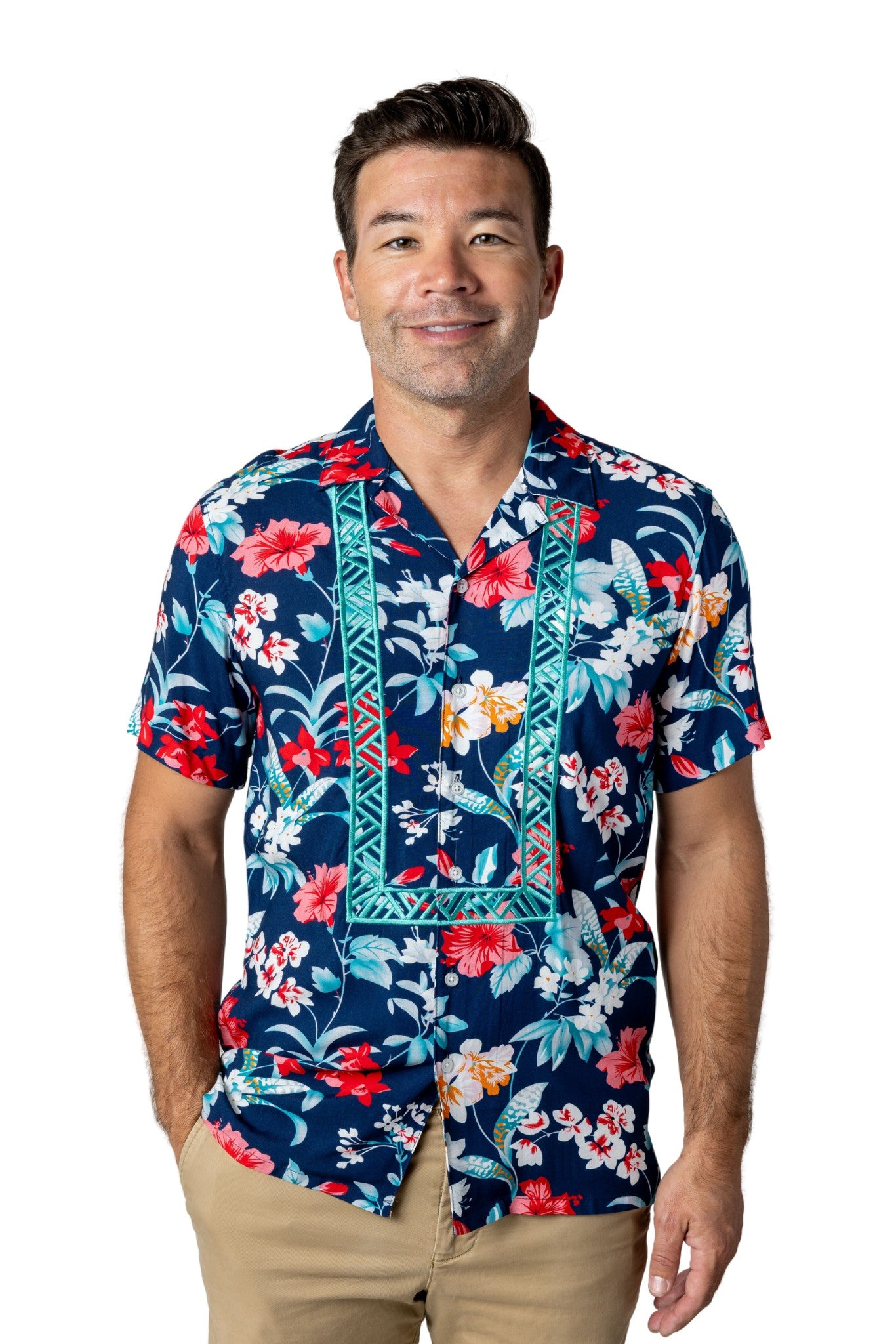 Barong Warehouse - Hawaiian Barong Tagalog Hibiscus
