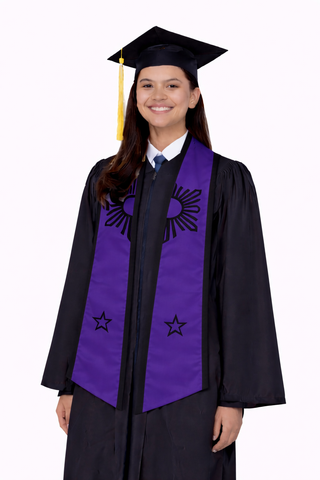 Philippine Sun Graduation Stole Original Design Adult Size