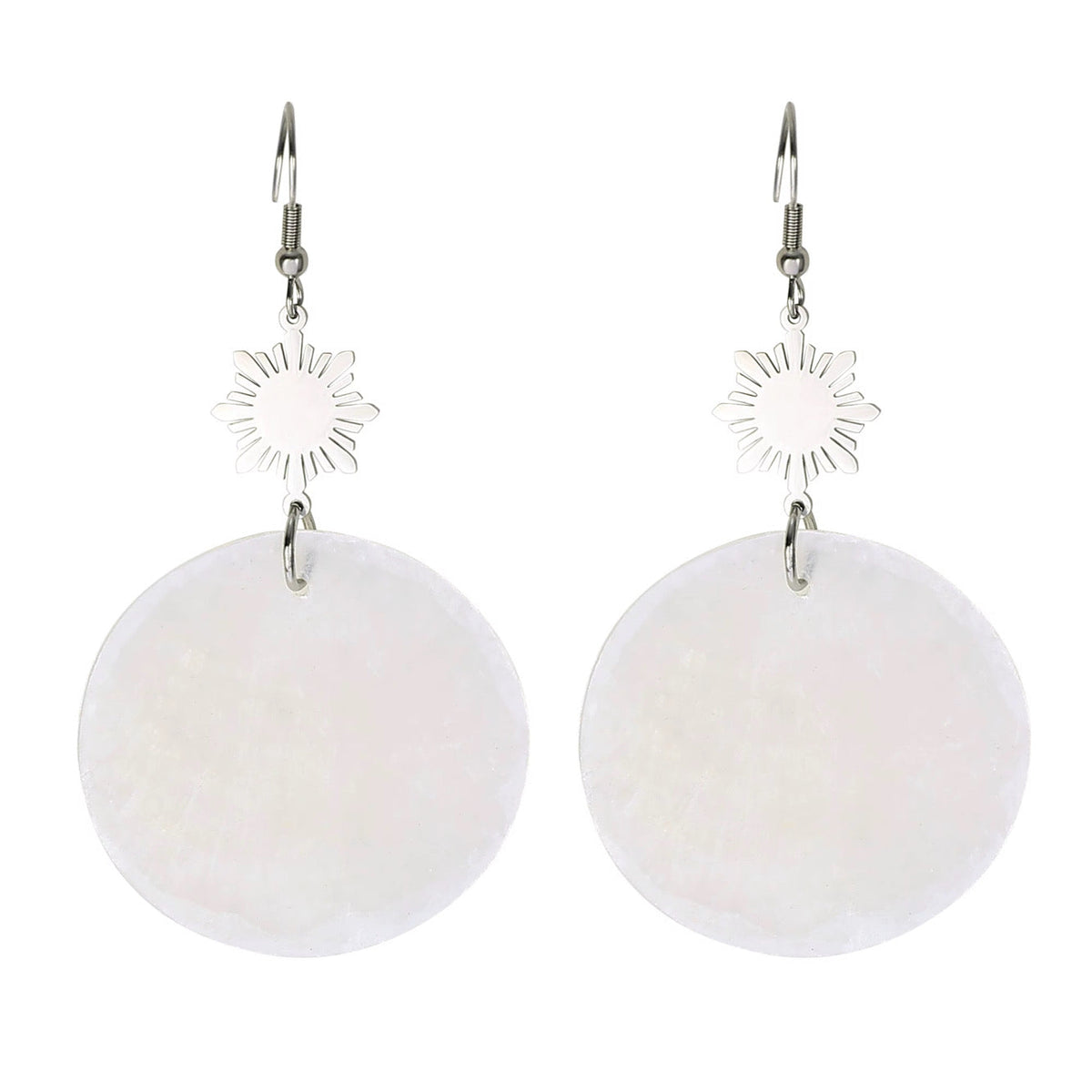 Philippine Sun Statement Capiz Shell Earrigs