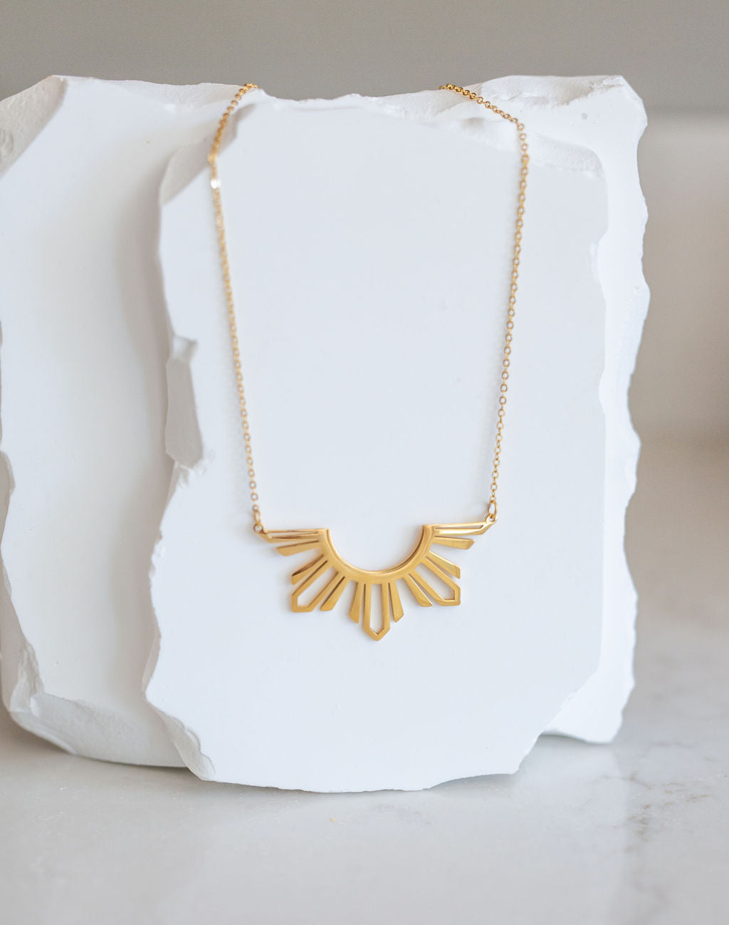 Philippine Half Sun Statement Necklace
