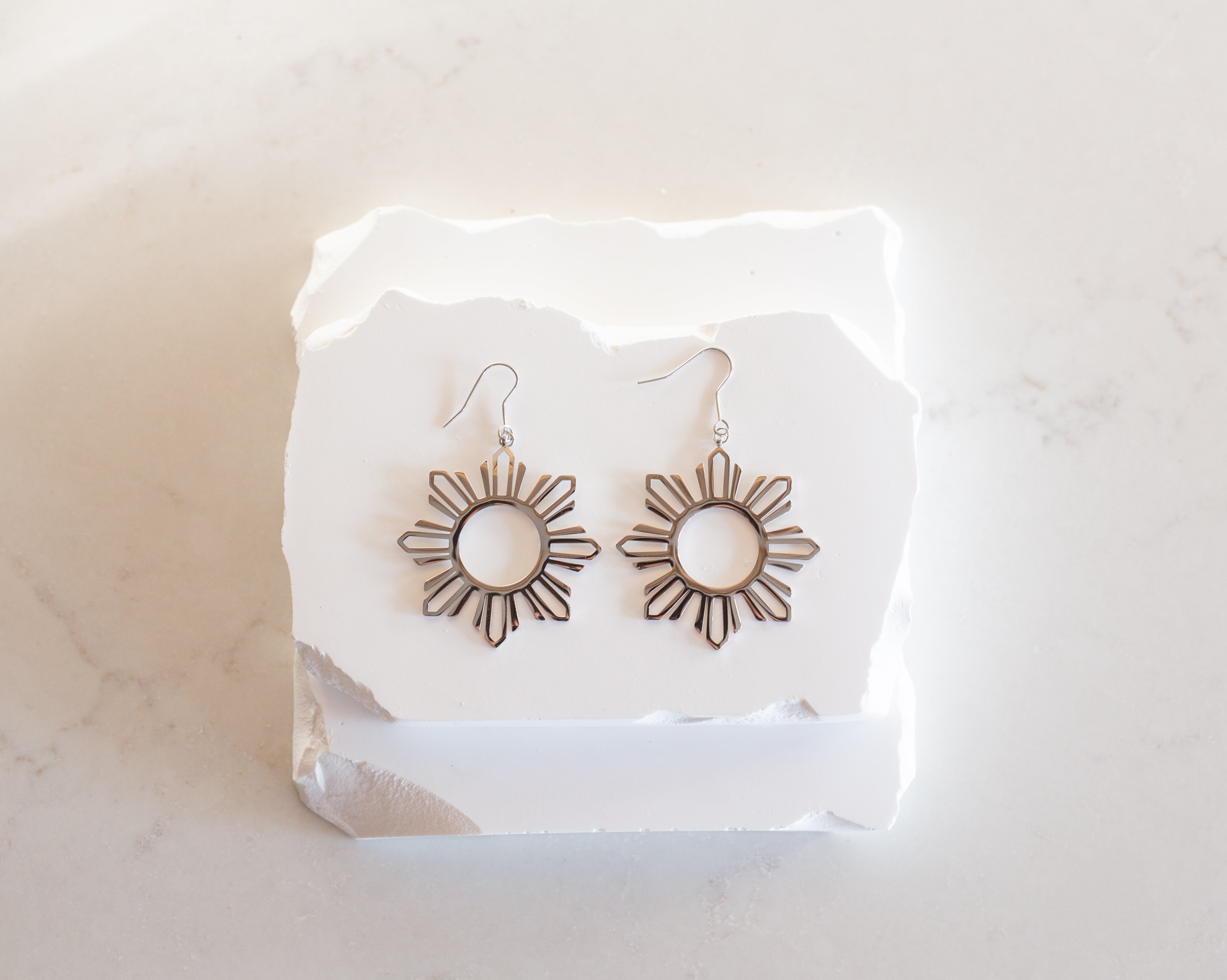 Philippine Sun Statement Dangle Earrings