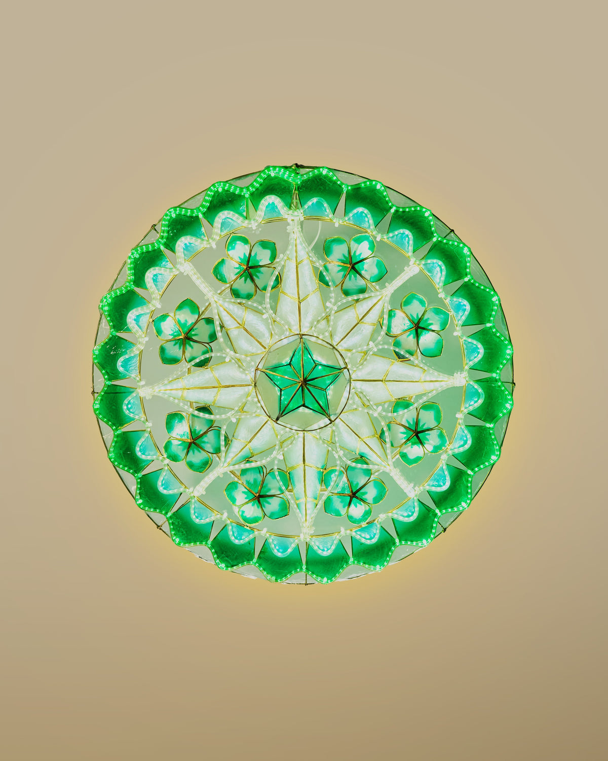 PREORDER Green Tala Capiz Parol