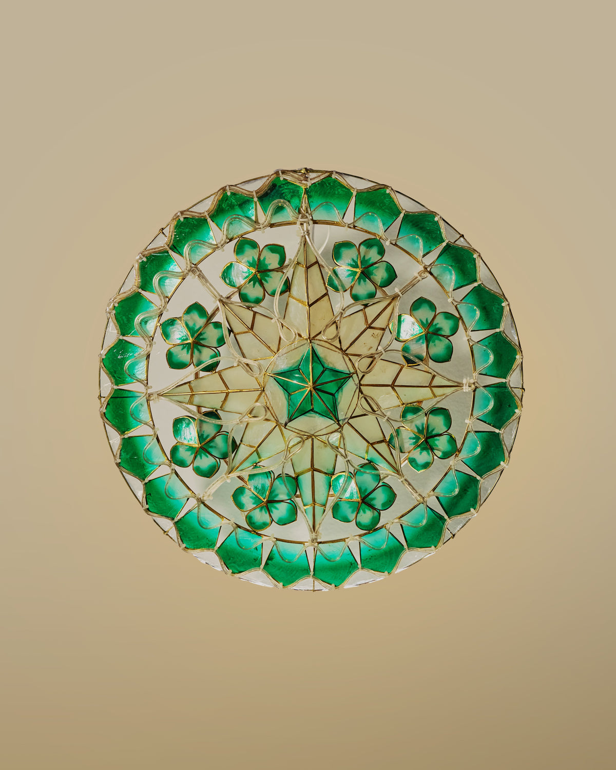 PREORDER Green Tala Capiz Parol