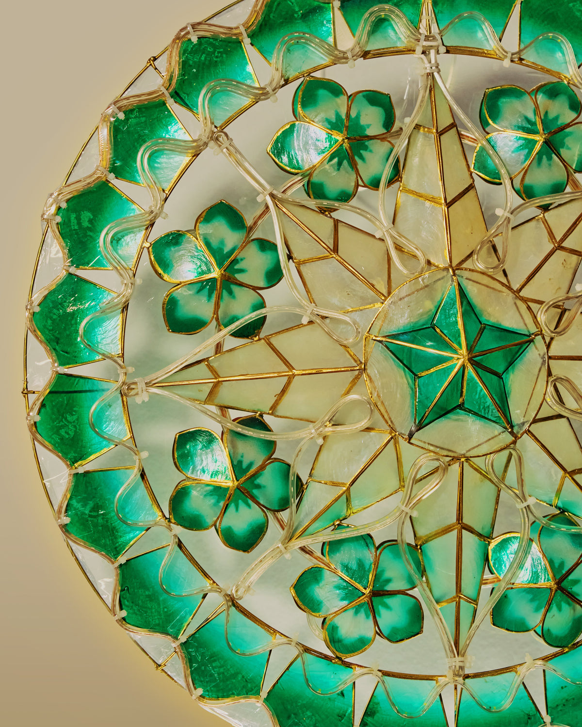 PREORDER Green Tala Capiz Parol
