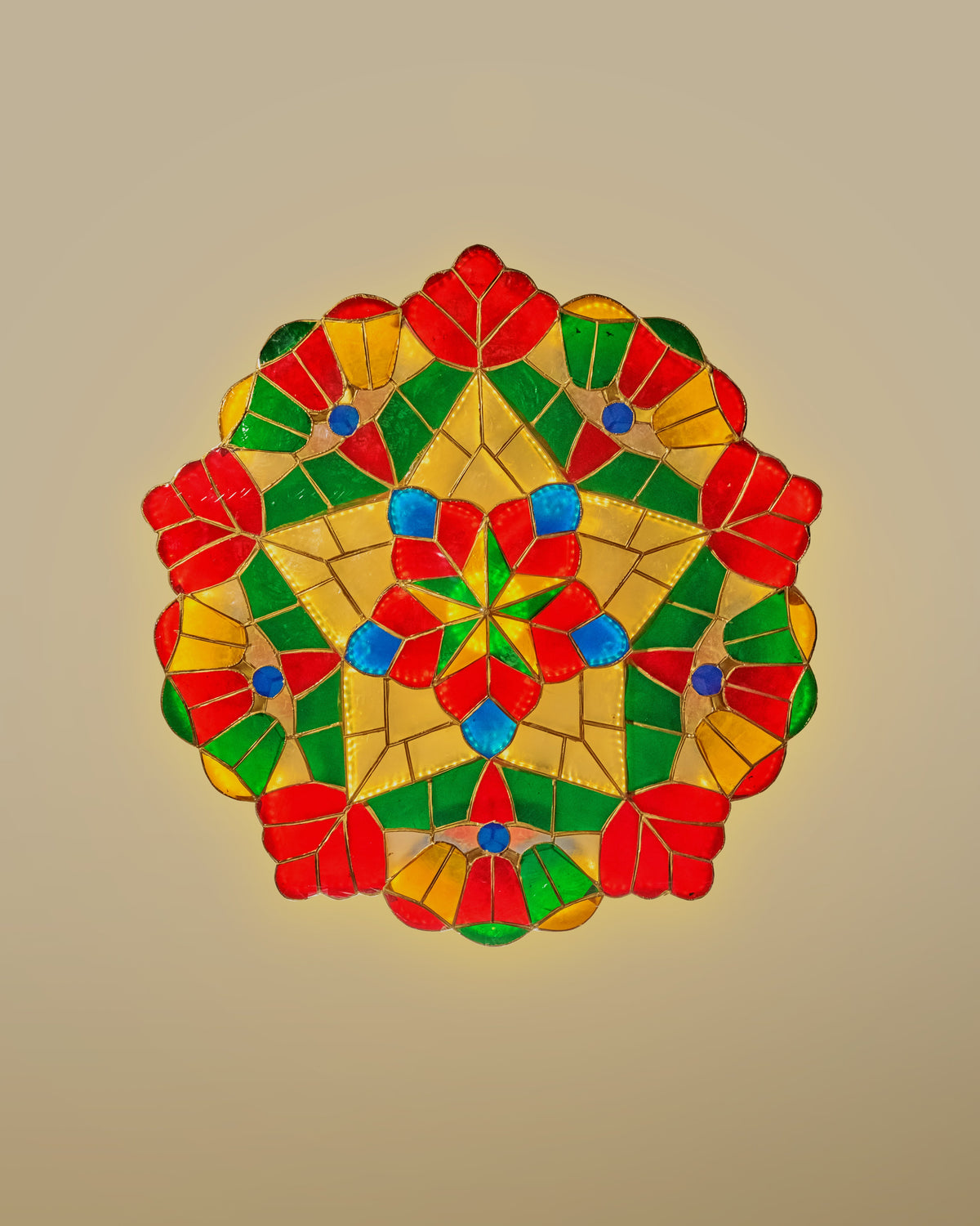 25" Fancy Bell Special Capiz Parol