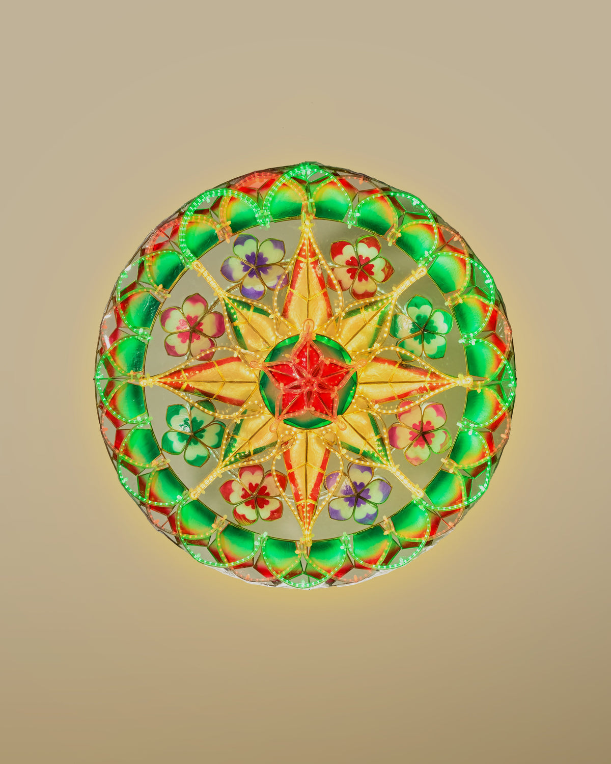 PREORDER Festive Flower Tala Capiz Parol (F7)