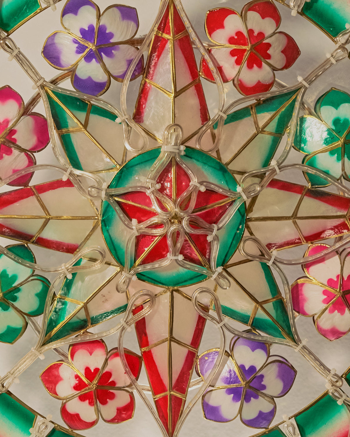 Festive Flower Tala Capiz Parol (F7)