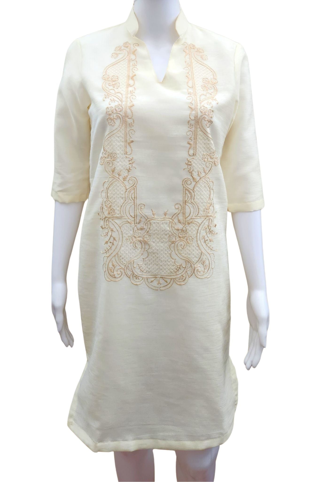 BARONG WAREHOUSE - CB03 - Couple's Barong - Matching Barong Tagalog & Filipiniana