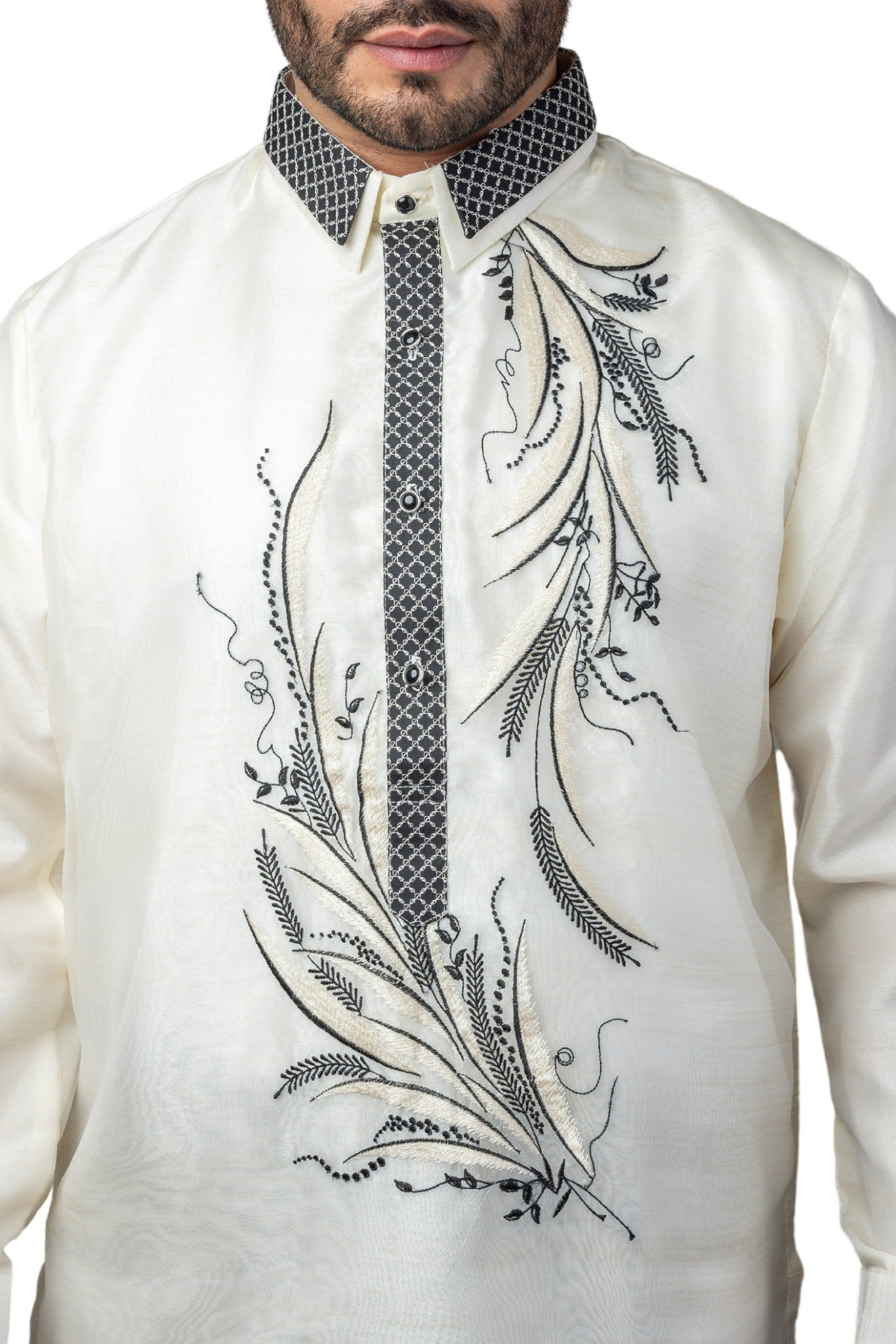 Barong Warehouse - CB05 - Couple's Barong - Matching Barong Tagalog & Filipiniana