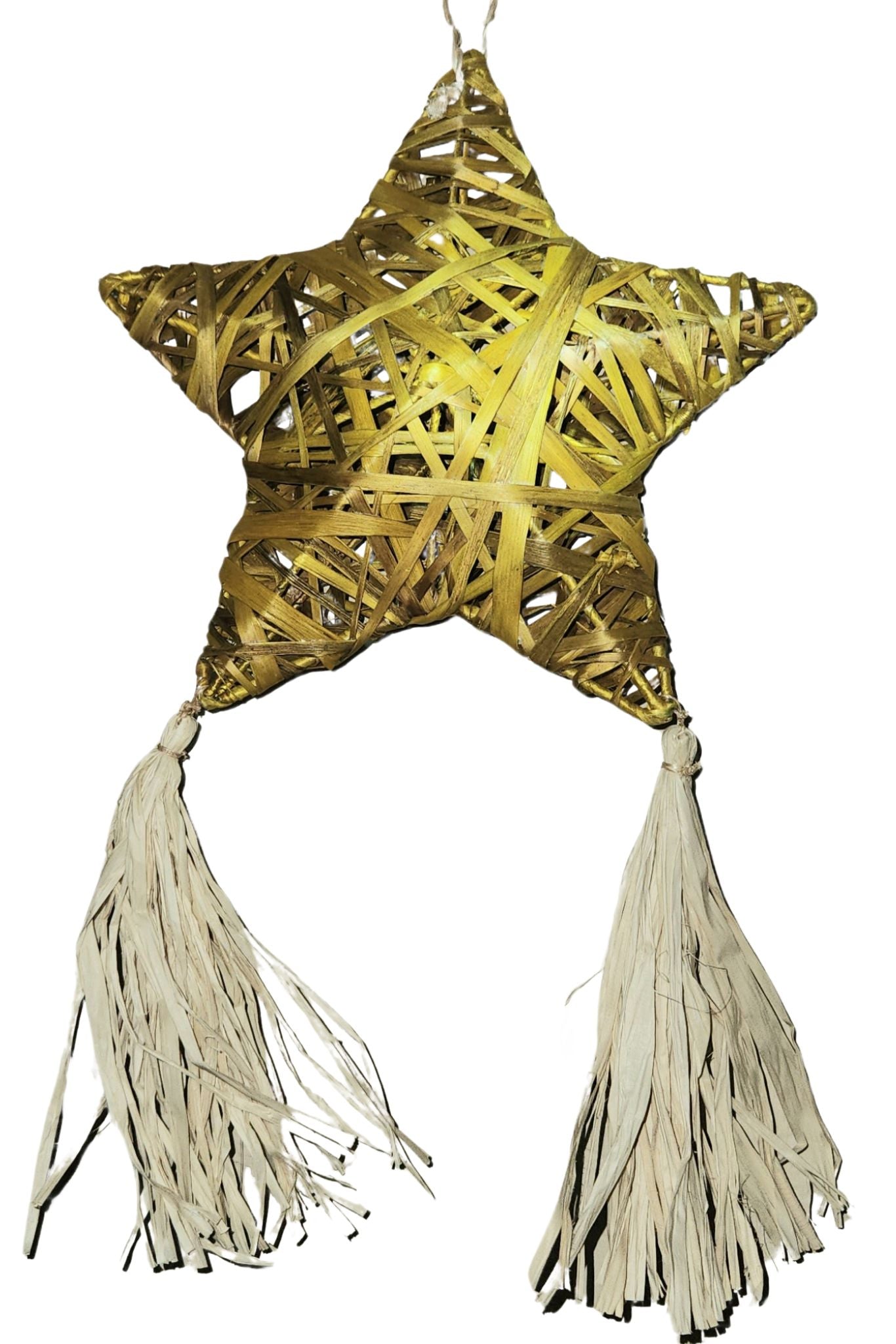Barong Warehouse - FH24 - Christmas Holiday Abaca Star Parol Decoration