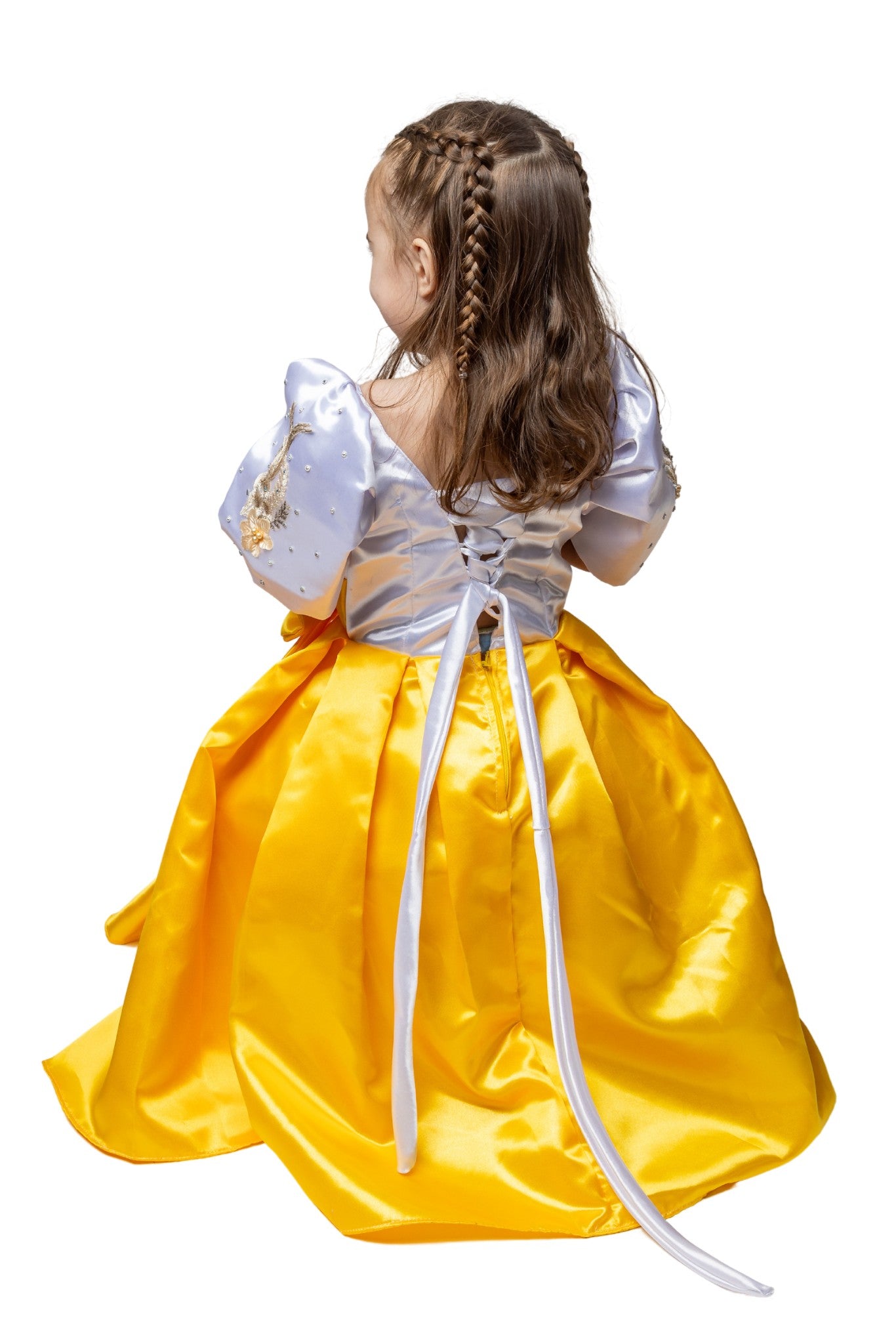 Barong Warehouse - GD04 - Filipiniana Princess Dress Yellow