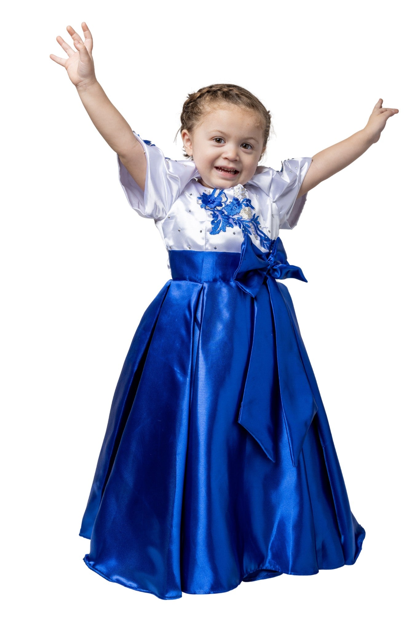 Barong Warehouse - GD05 - Filipiniana Princess Dress Blue