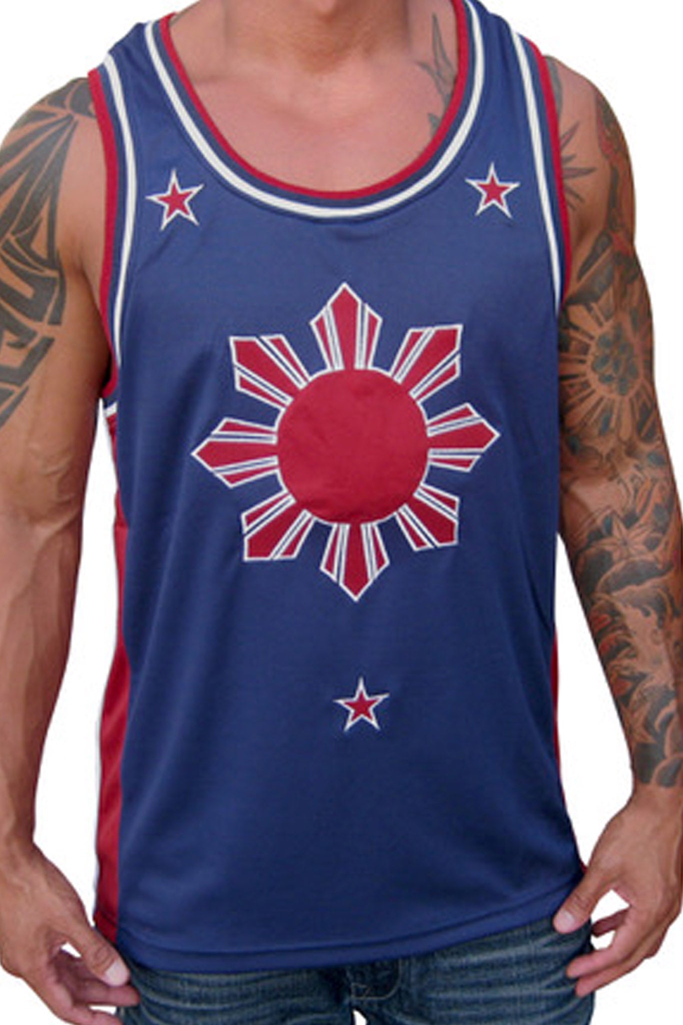 BARONG WAREHOUSE - Hacker Golf - VHG01 - Three Stars and Sun Filipino Basketball Jersey