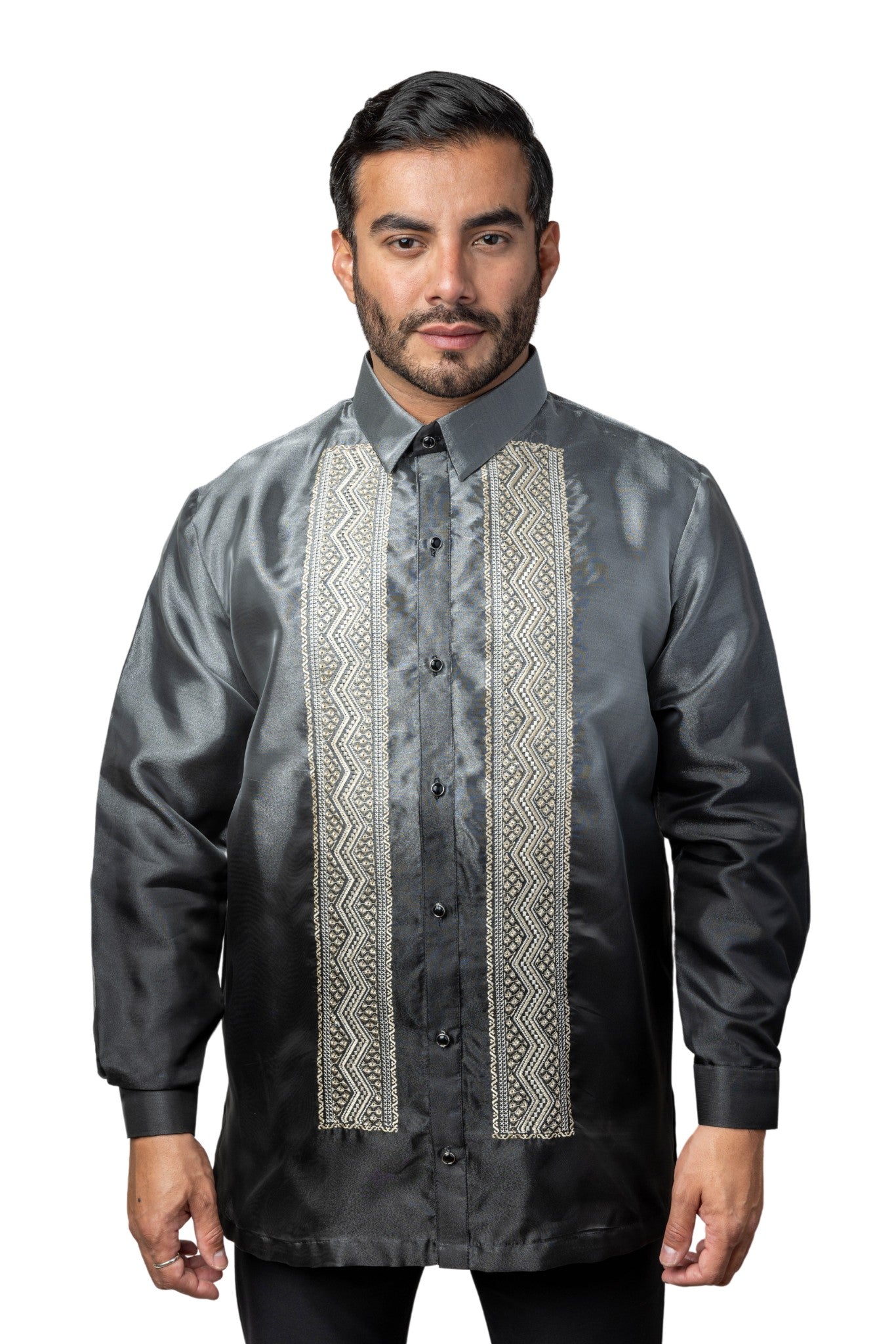 Barong Warehouse - MO35 - Organza Pina Barong Tagalog with Lining