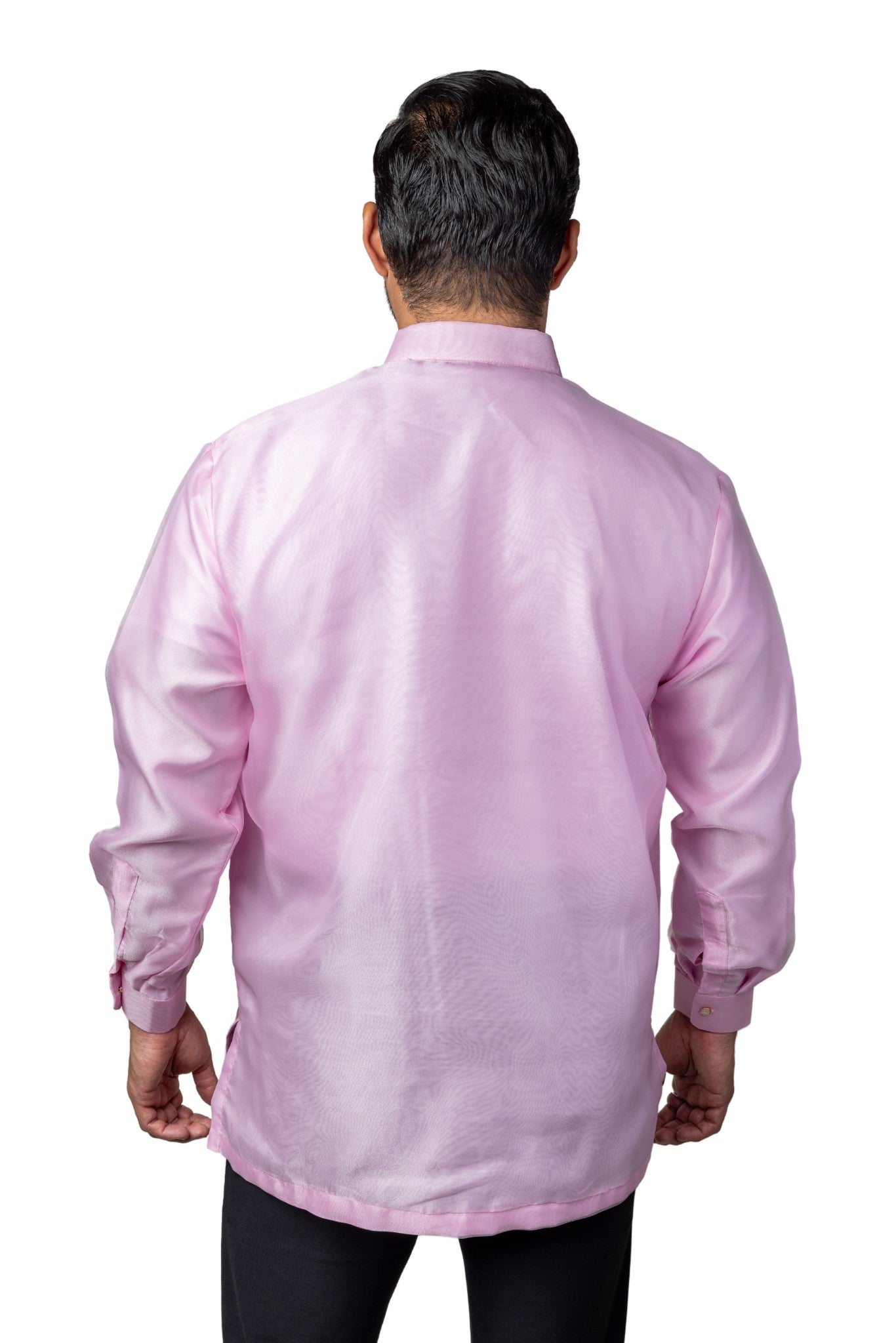 Barong Warehouse - MO44 - Organza Barong Tagalog Pink