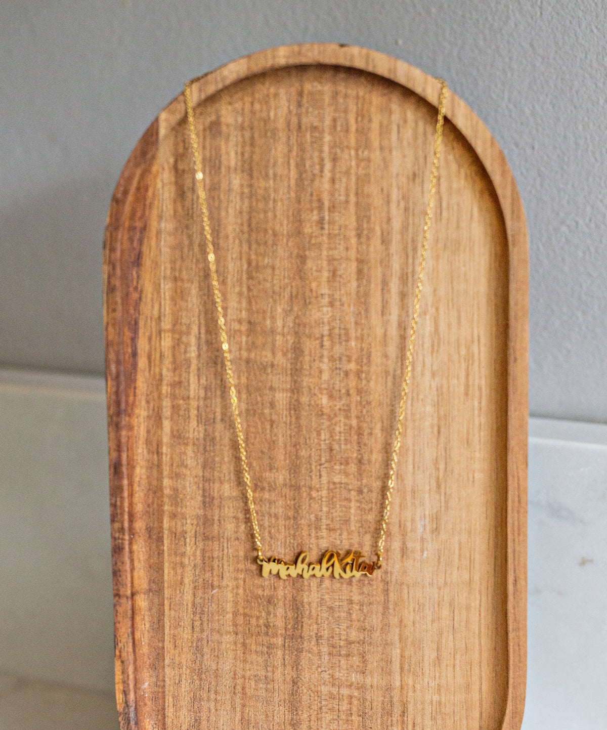 Mahal Kita "I love you" Tagalog Script Necklace