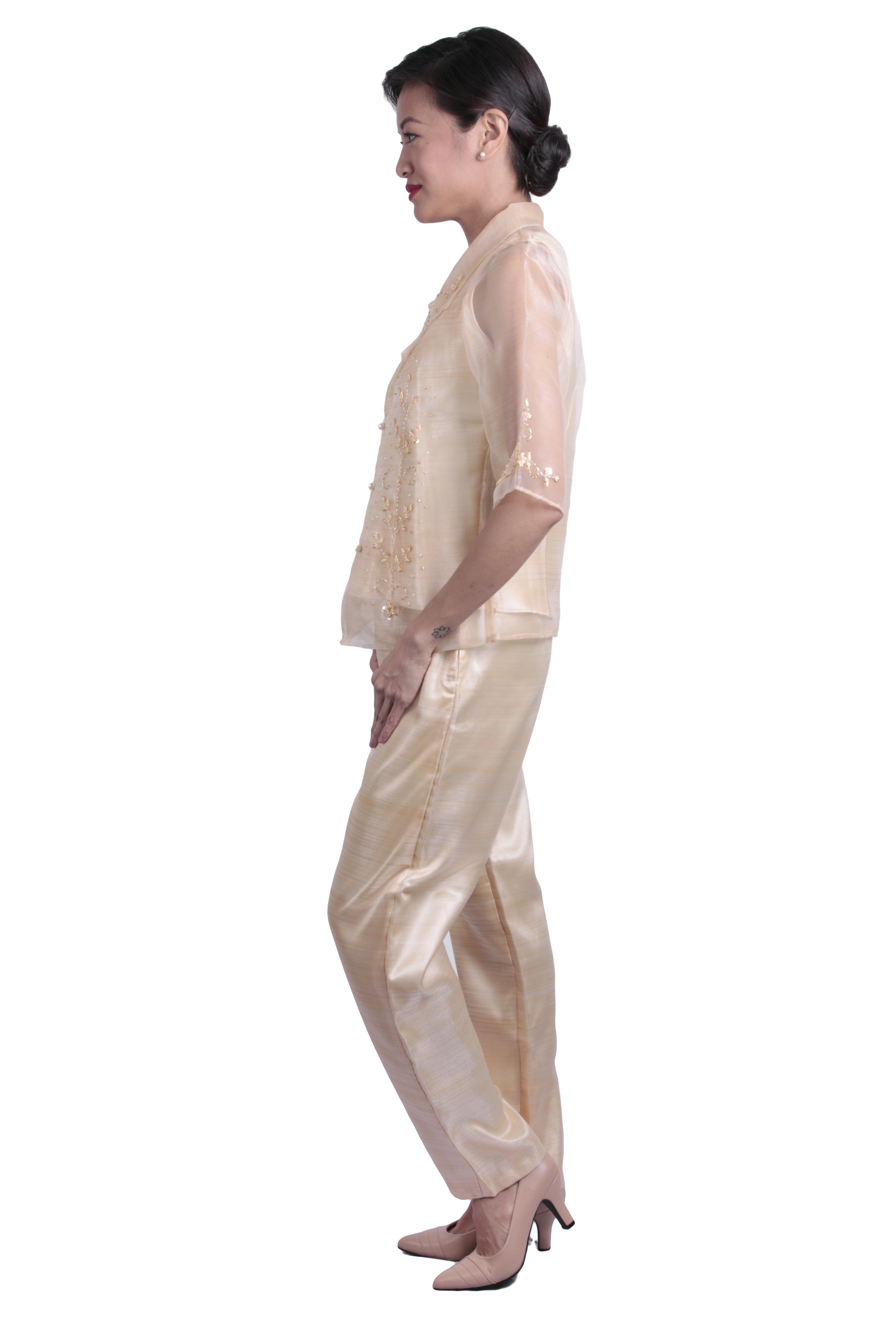 BARONG WAREHOUSE - WS10 Three-Piece Blazer And Pants Set