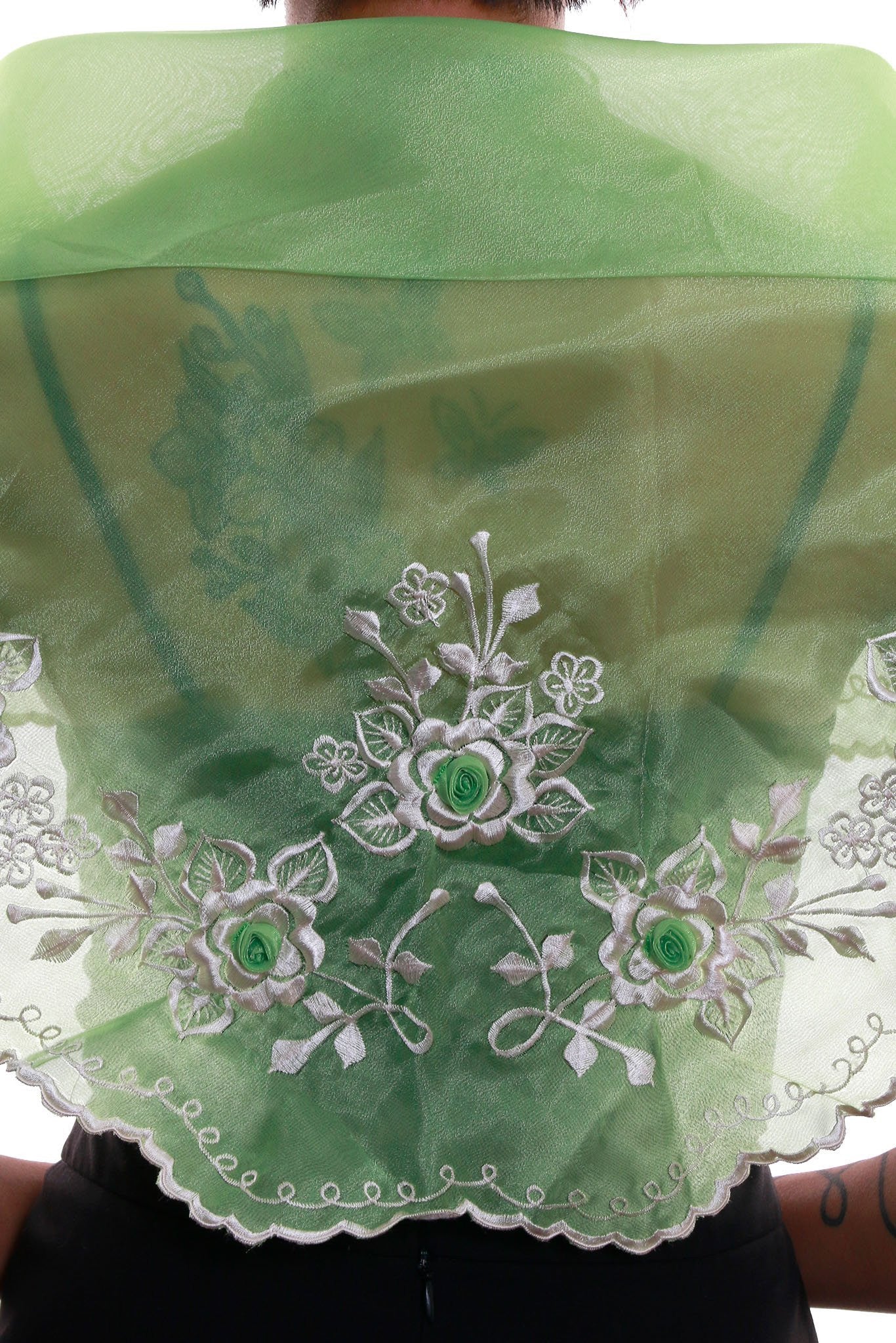 BARONG WAREHOUSE - WA09 - Classic Alampay Bright Green - Filipiniana