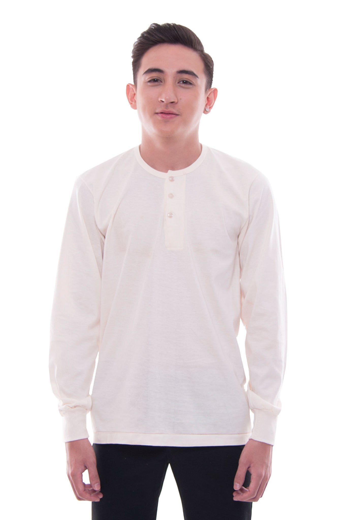 BARONG WAREHOUSE - MUL2 - Camisa de Chino - Long-Sleeve - Beige