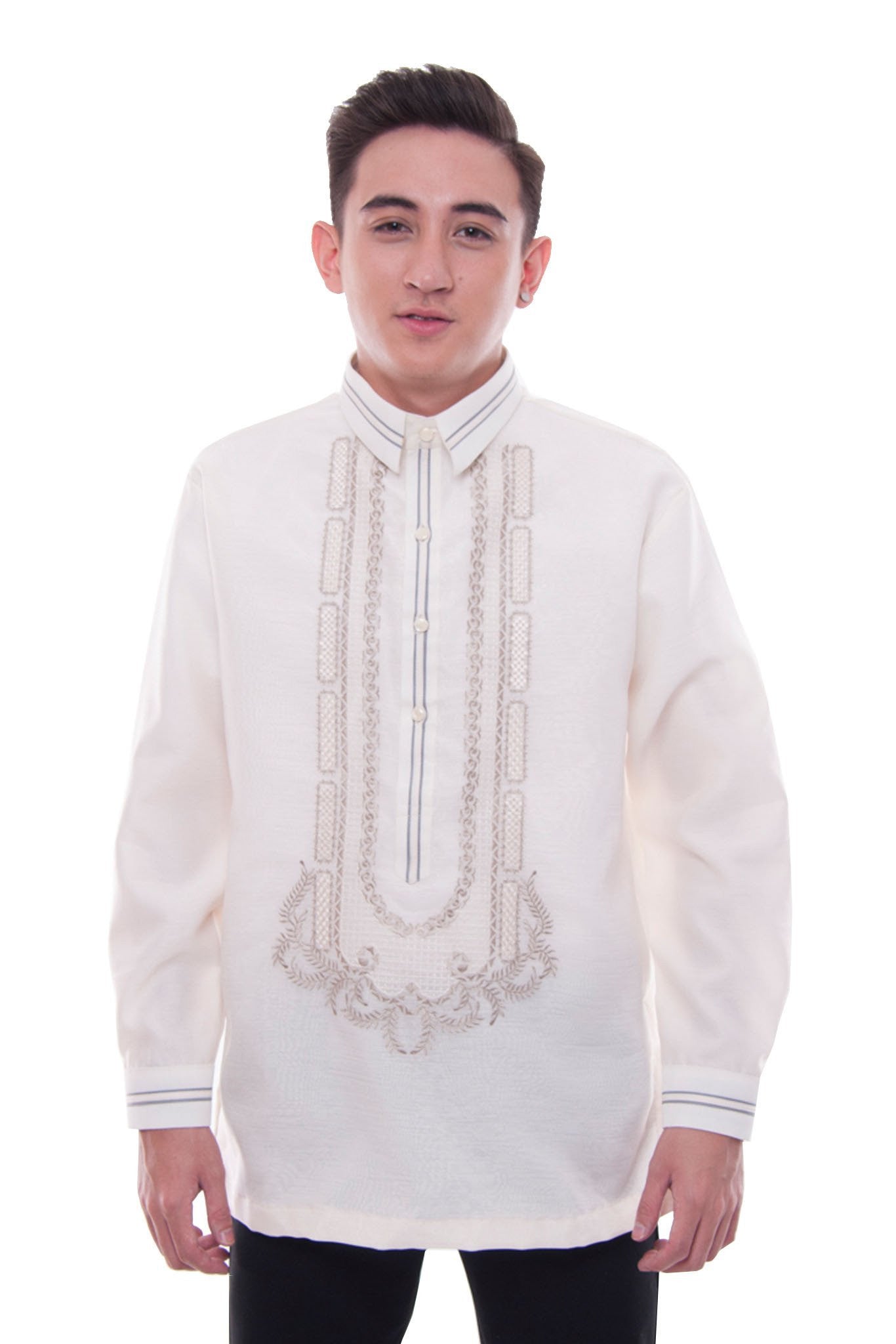 BARONG WAREHOUSE - ML07 - Jusilyn Barong Tagalog with Lining