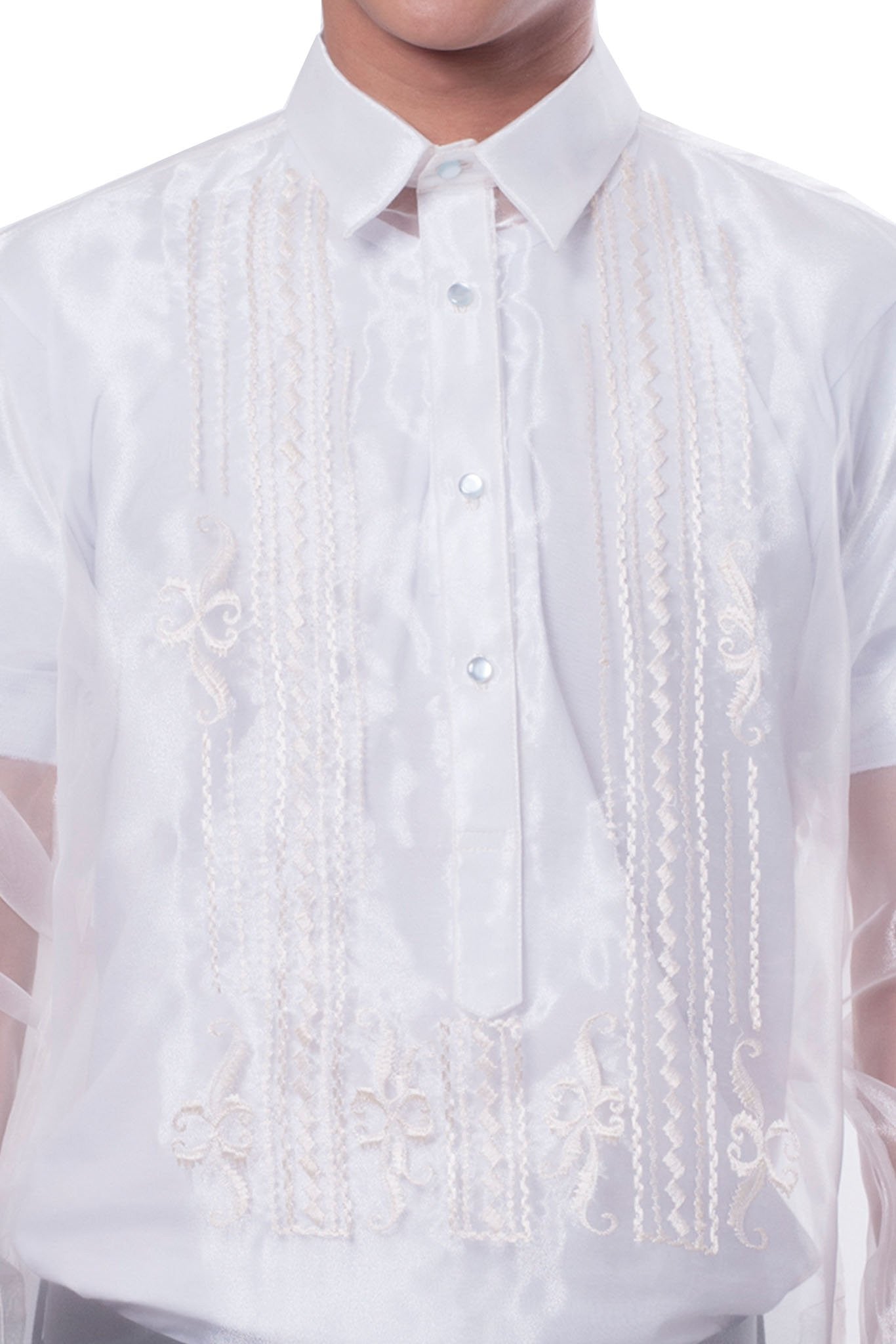 BARONG WAREHOUSE - MO02 - Organza Barong Tagalog