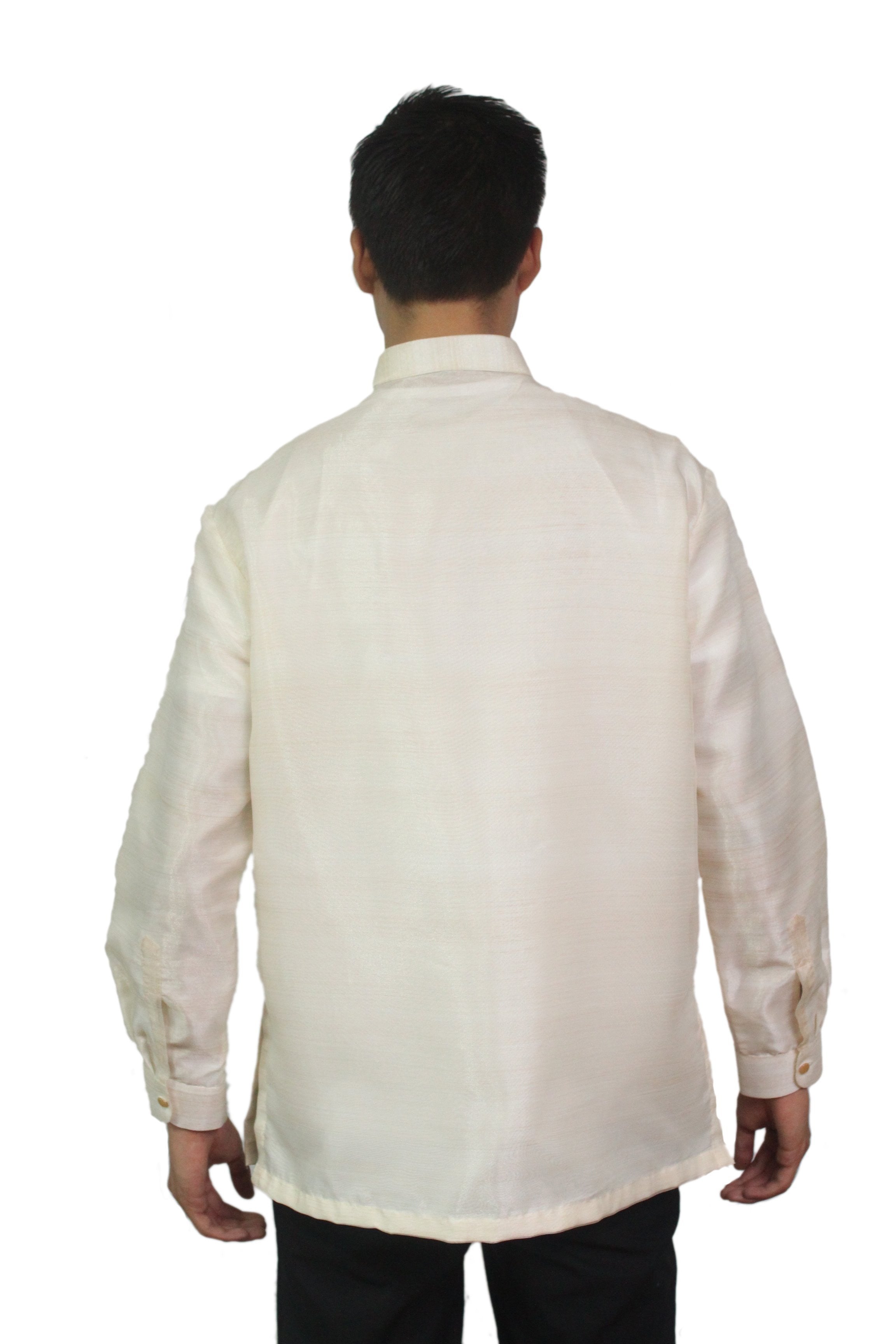 BARONG WAREHOUSE - MO03 - Organza Pina Barong Tagalog with Lining