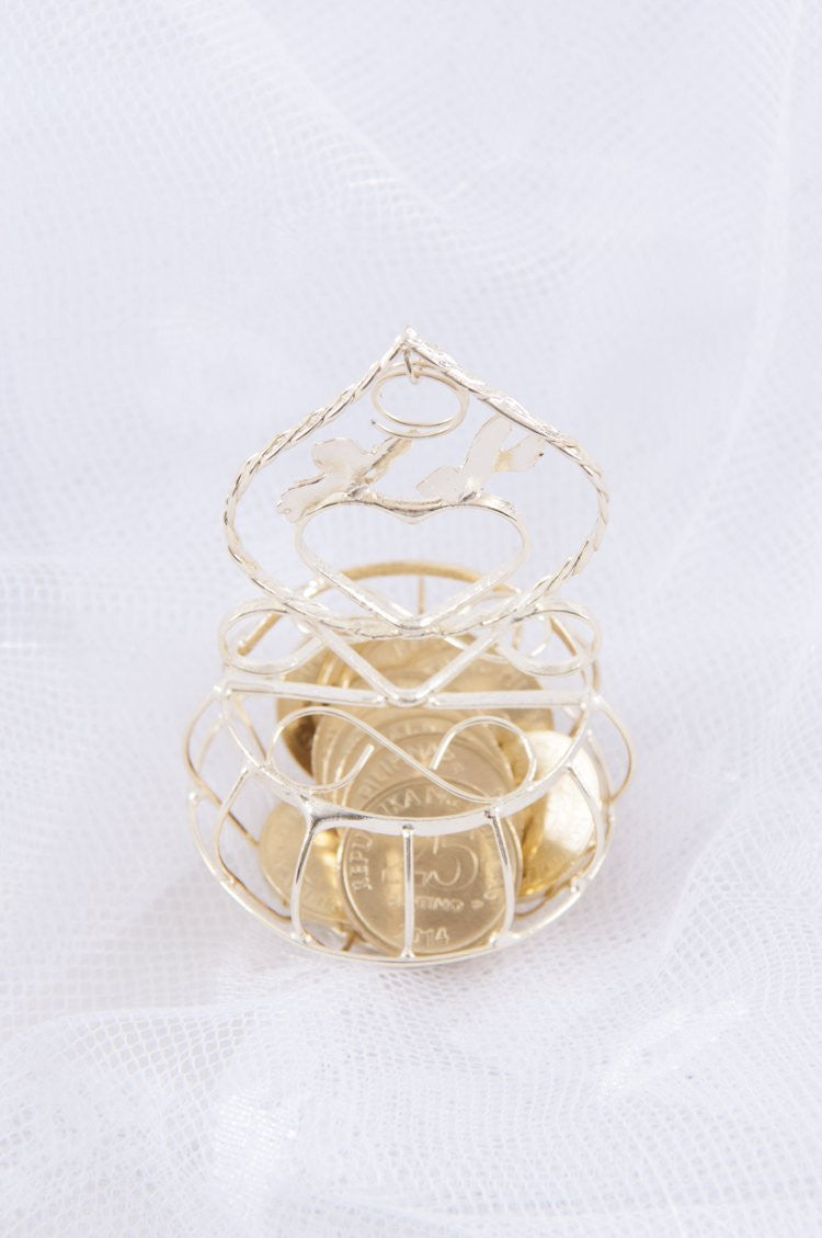 BARONG WAREHOUSE - ICN1 - Wedding Unity Coins Gold Doves