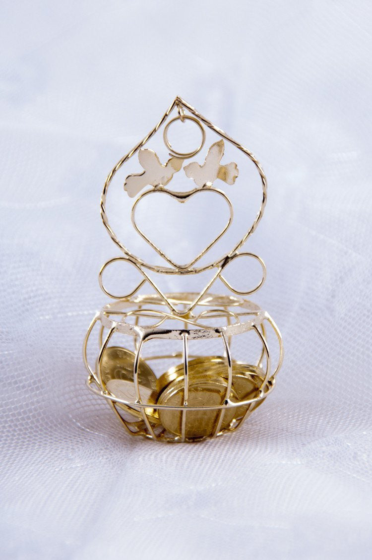 BARONG WAREHOUSE - ICN1 - Wedding Unity Coins Gold Doves