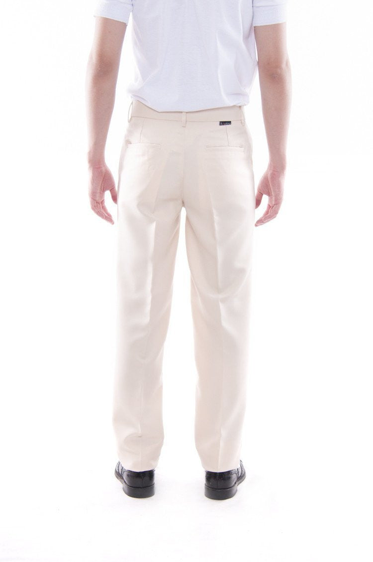 BARONG WAREHOUSE - MP03 - PRE-ORDER - Men's Regular Fit Wool Slacks Beige