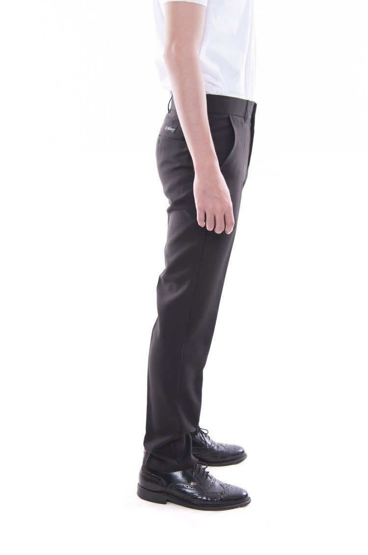 BARONG WAREHOUSE - MP02 - Men's Skinny Fit Formal Slacks Black