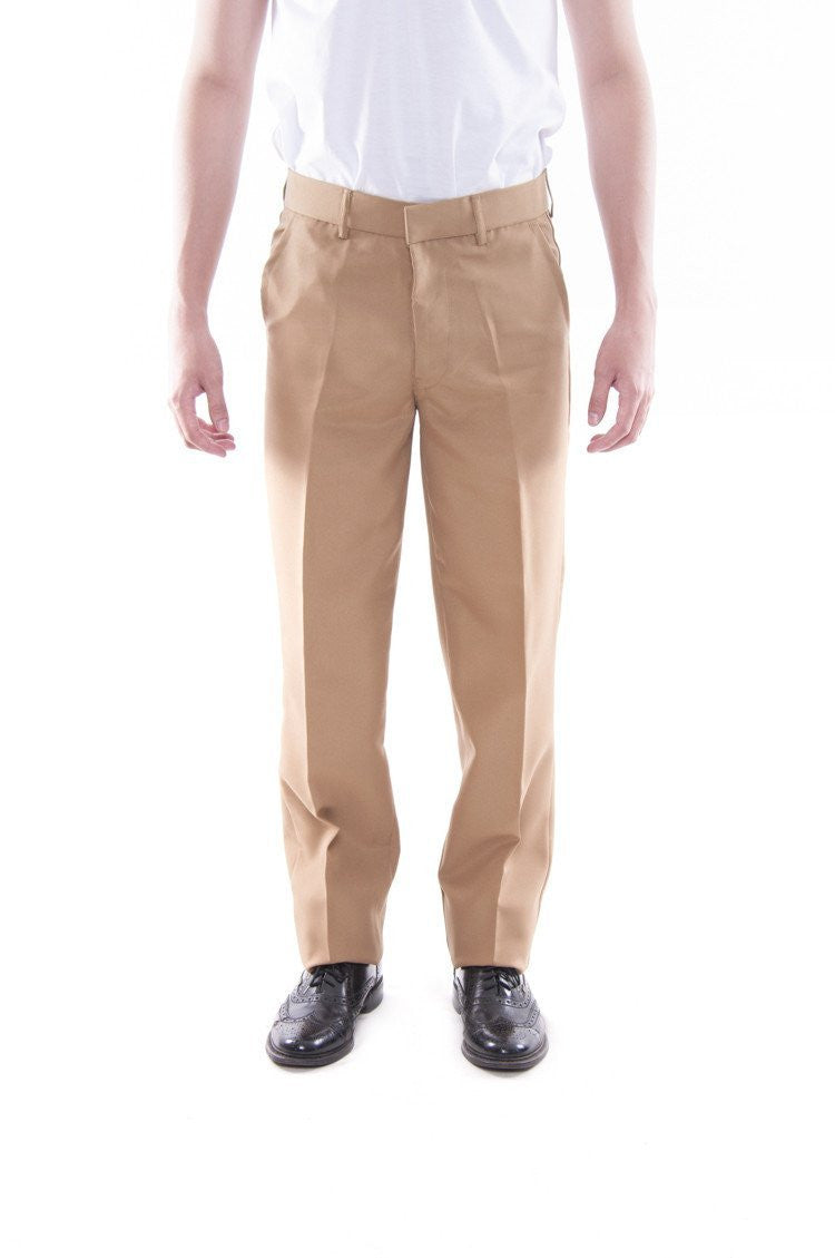 BARONG WAREHOUSE - MP04 - PRE-ORDER - Men's Regular Fit Wool Slacks Tan