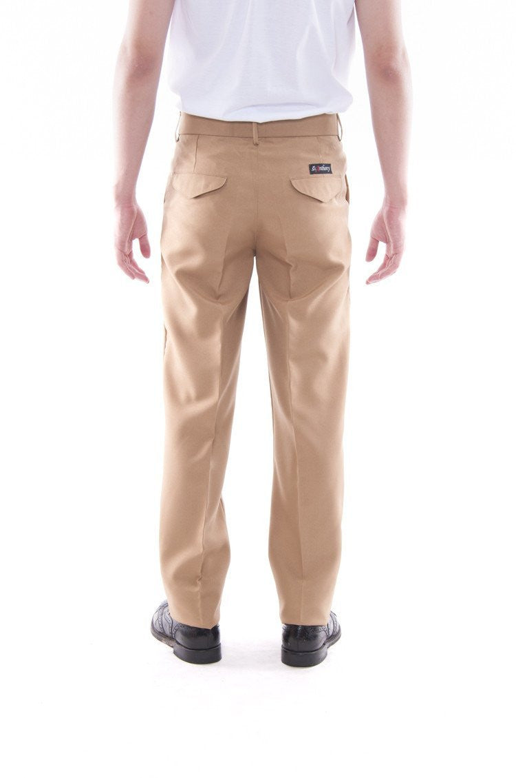 BARONG WAREHOUSE - MP04 - PRE-ORDER - Men's Regular Fit Wool Slacks Tan