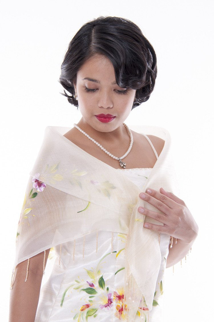 BARONG WAREHOUSE - WS08 Baro't Saya With Alampay - Filipiniana