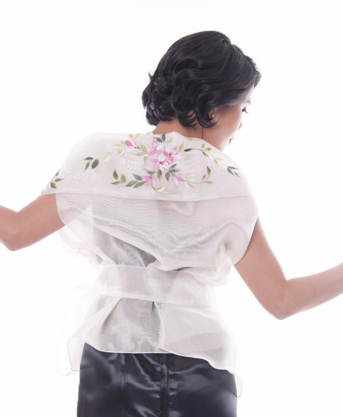 BARONG WAREHOUSE - WW01 - Filipiniana Wrap-Around Beige