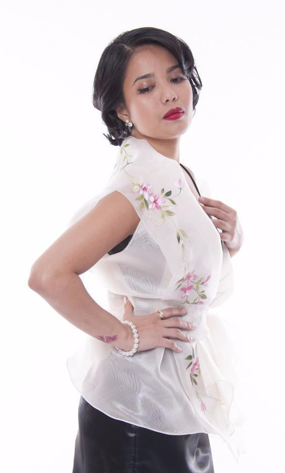 BARONG WAREHOUSE - WW01 - Filipiniana Wrap-Around Beige