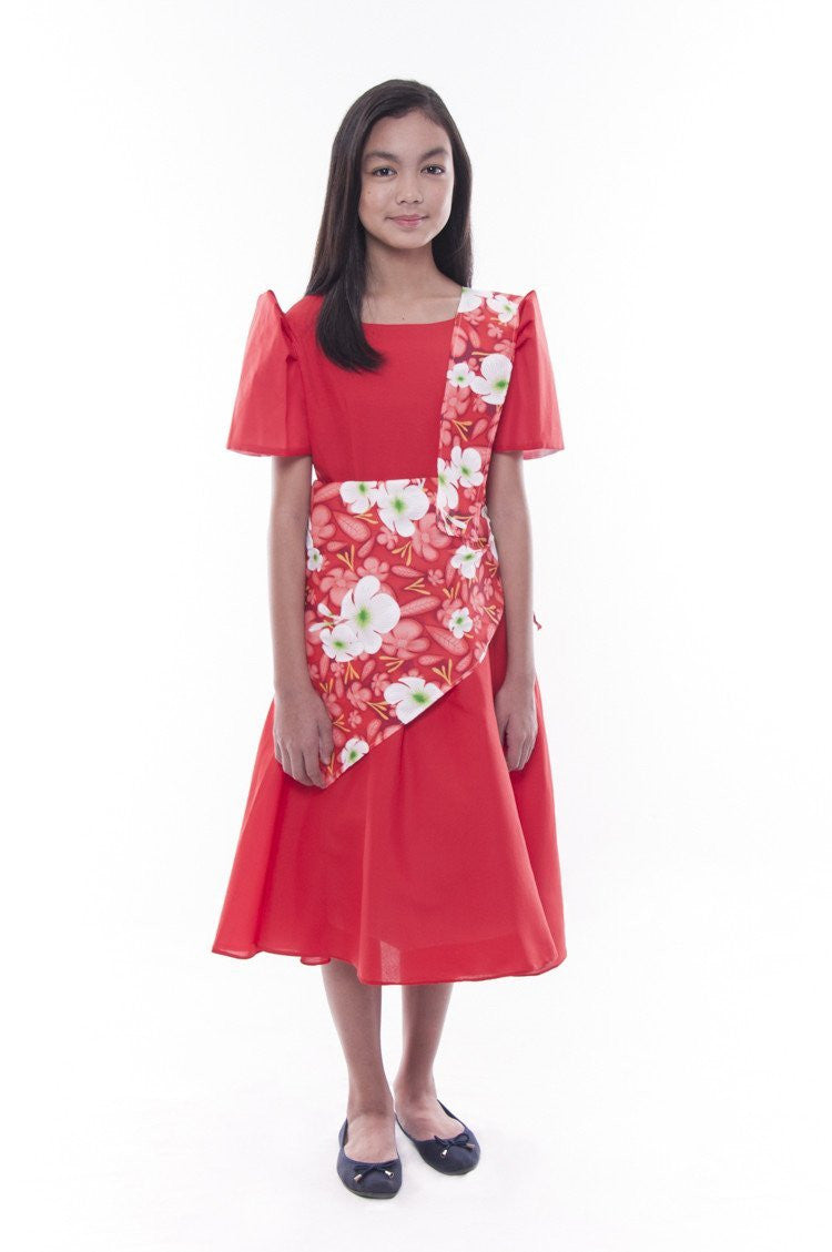 BARONG WAREHOUSE - GS03 - Girls' Balintawak Gina Dress