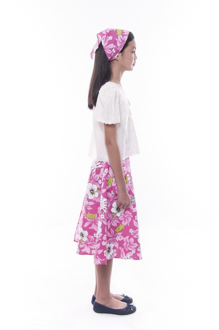 BARONG WAREHOUSE - GS05 - MADE-TO-ORDER - Girls' Baro't Saya Floral Set 001