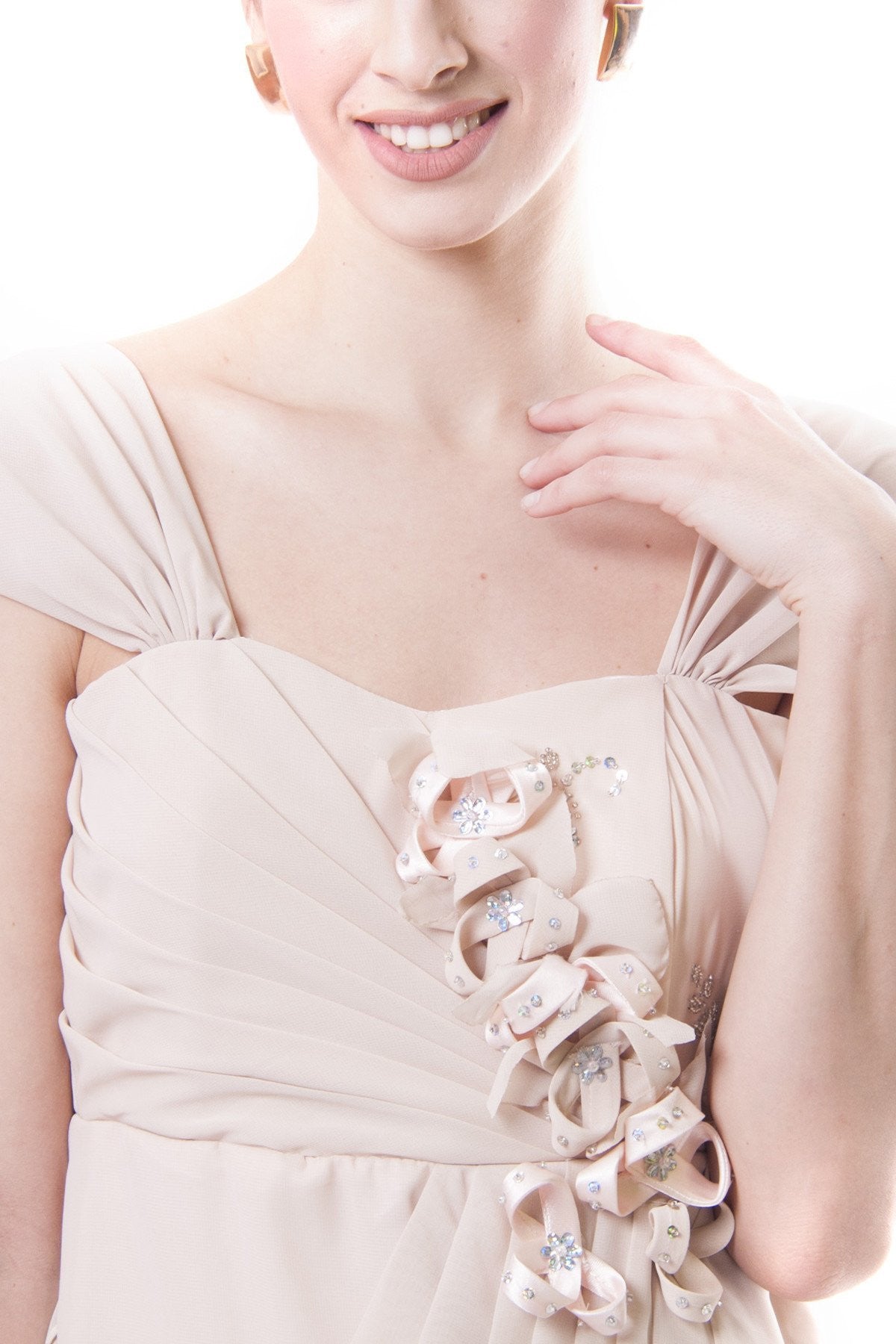 BARONG WAREHOUSE - WD05 Filipiniana Layered Chiffon Gown Dress