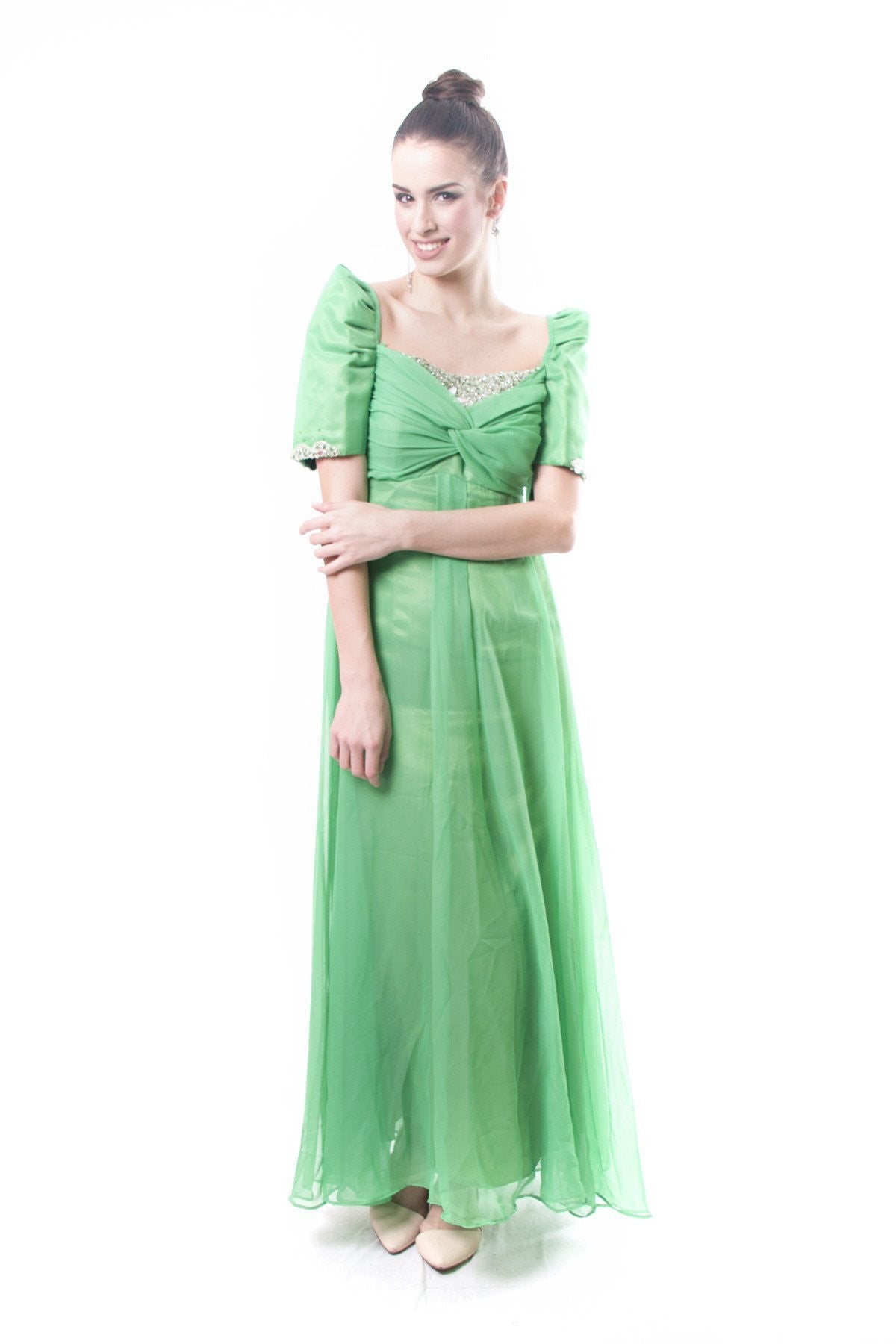 WD02 - MADE-TO-ORDER - Filipiniana Gown Bohol CUSTOM Order (Input measurements in Order instructions box) WD02 - MADE-TO-ORDER - Filipiniana Gown Bohol CUSTOM Order (Input measurements in Order instructions box)