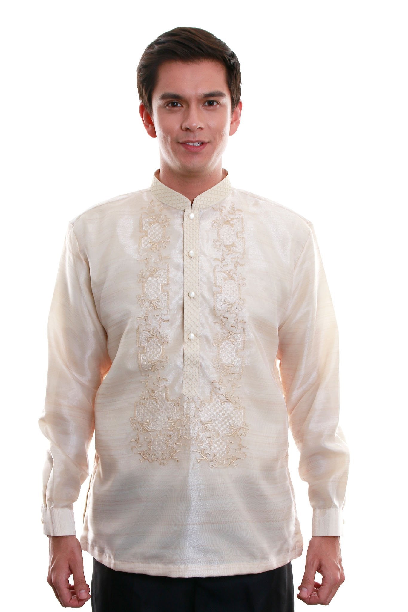 BARONG WAREHOUSE - MO04 - Organza Pina Barong Tagalog with Lining