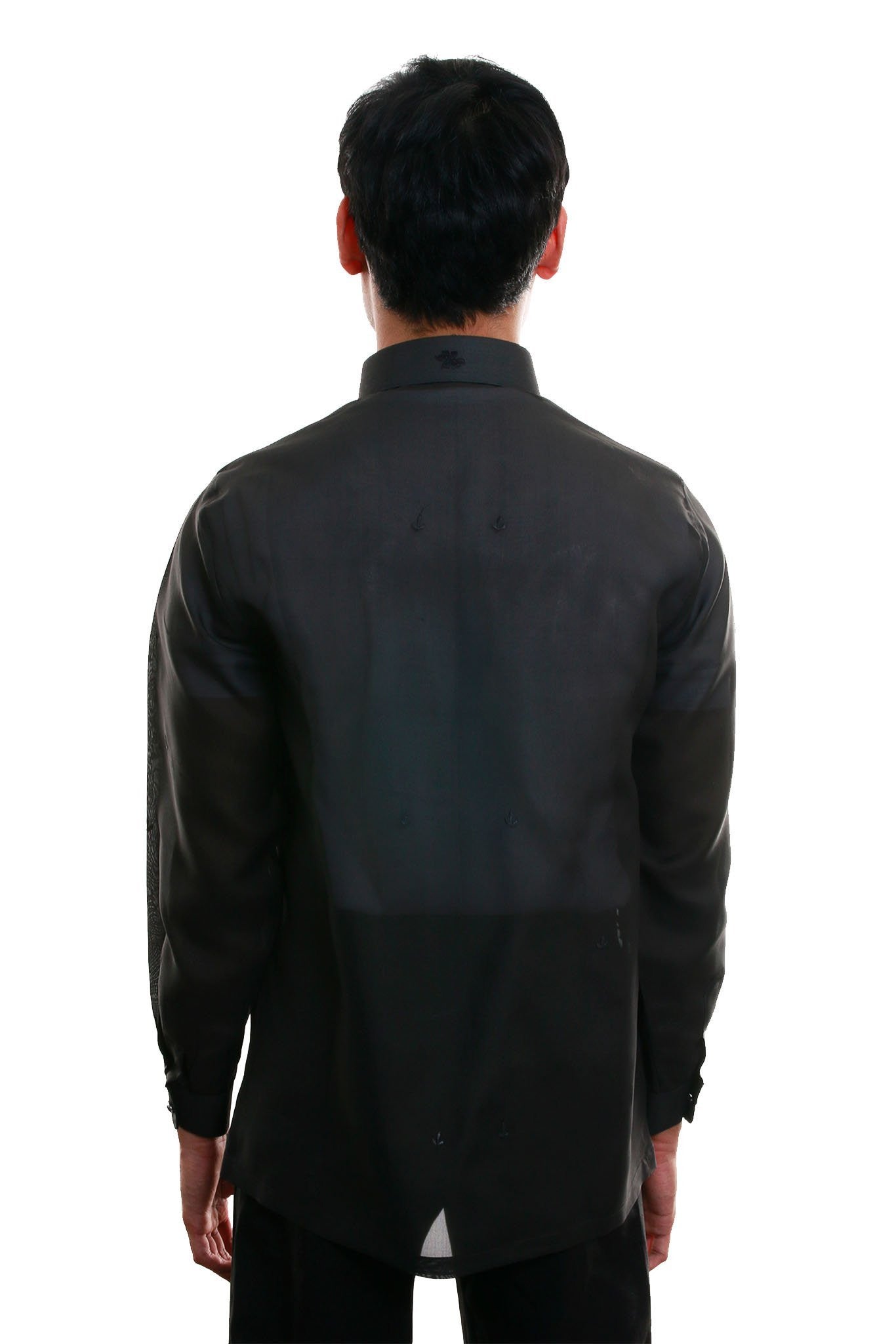 BARONG WAREHOUSE - MJ15 - Jusi Barong Tagalog Black