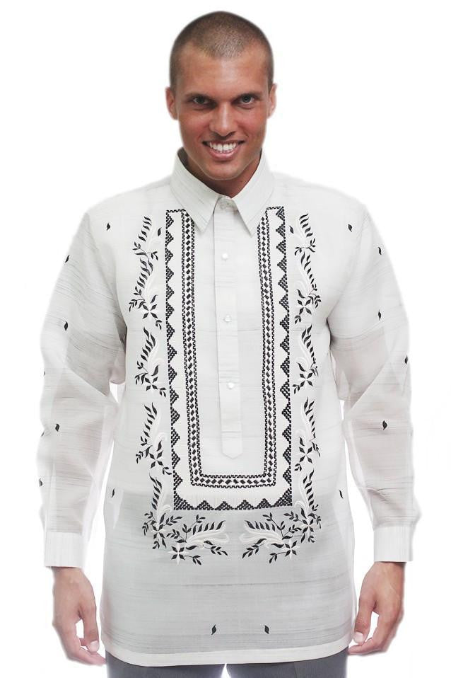 BARONG WAREHOUSE - MJ31 - MADE-TO-ORDER - Jusi Pina Barong Tagalog