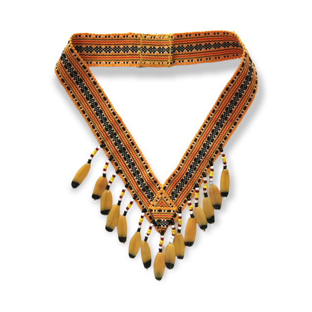 Barong Warehouse - Makabayan Wear - VMWN3 - Kalinga Necklace - Yellow