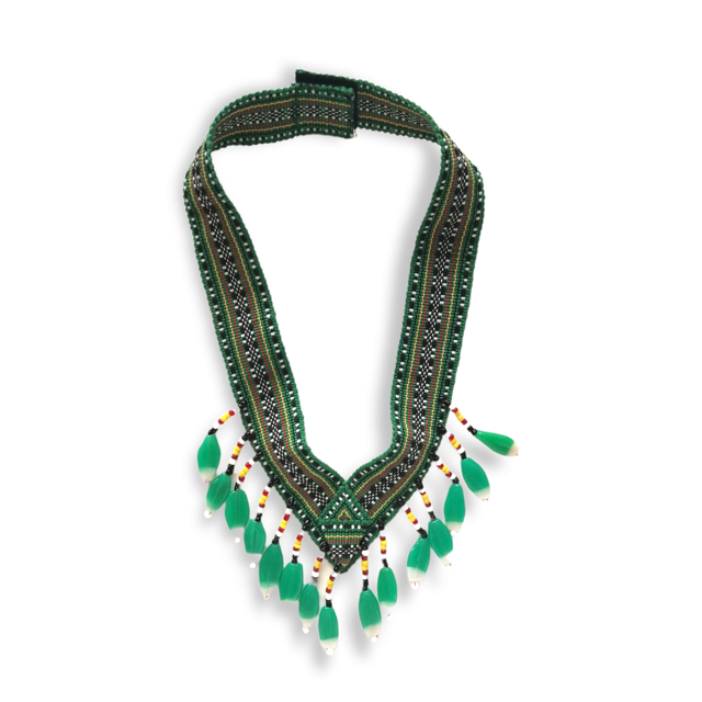 BARONG WAREHOUSE - VMWN4 - Kalinga Necklace - Green or Teal