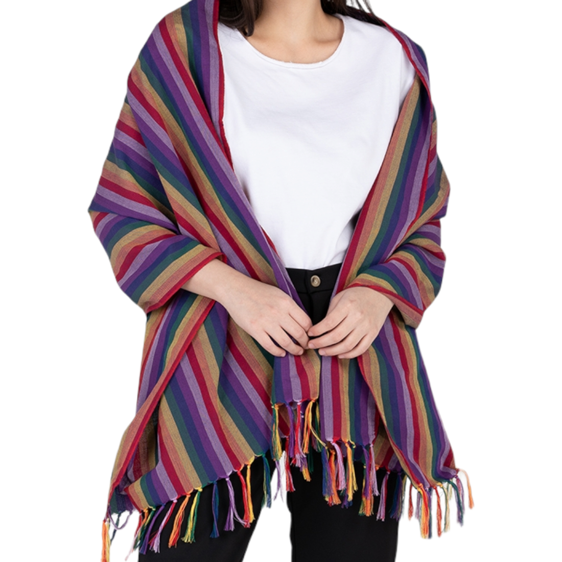 BARONG WAREHOUSE - VMWA1 - Abra Rainbow Shawl