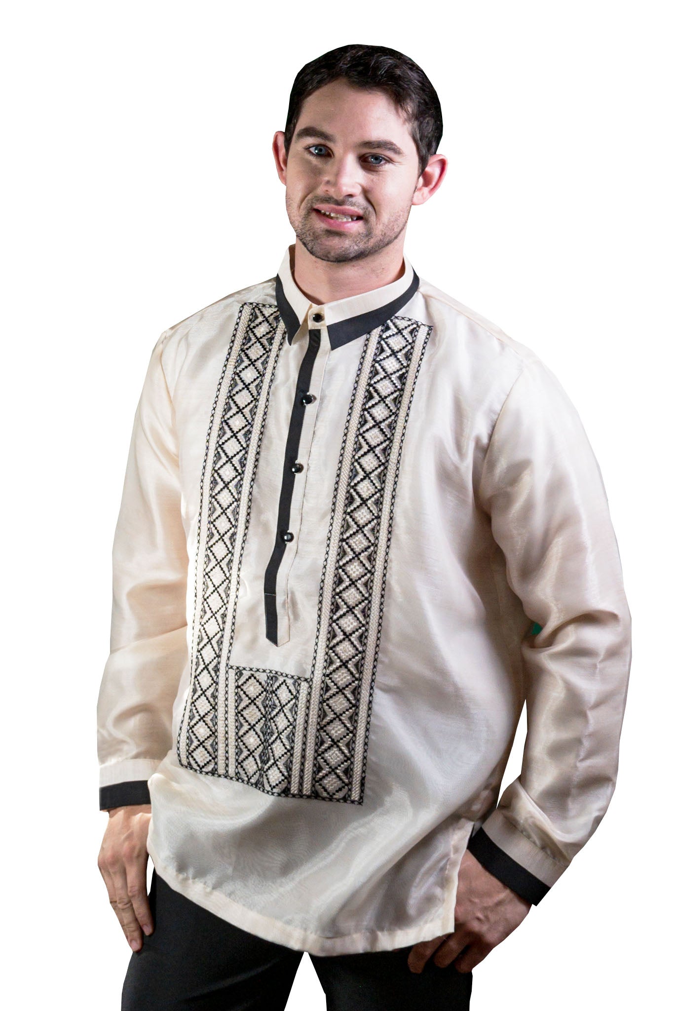 BARONG WAREHOUSE - MO31 - Organza Pina Barong Tagalog