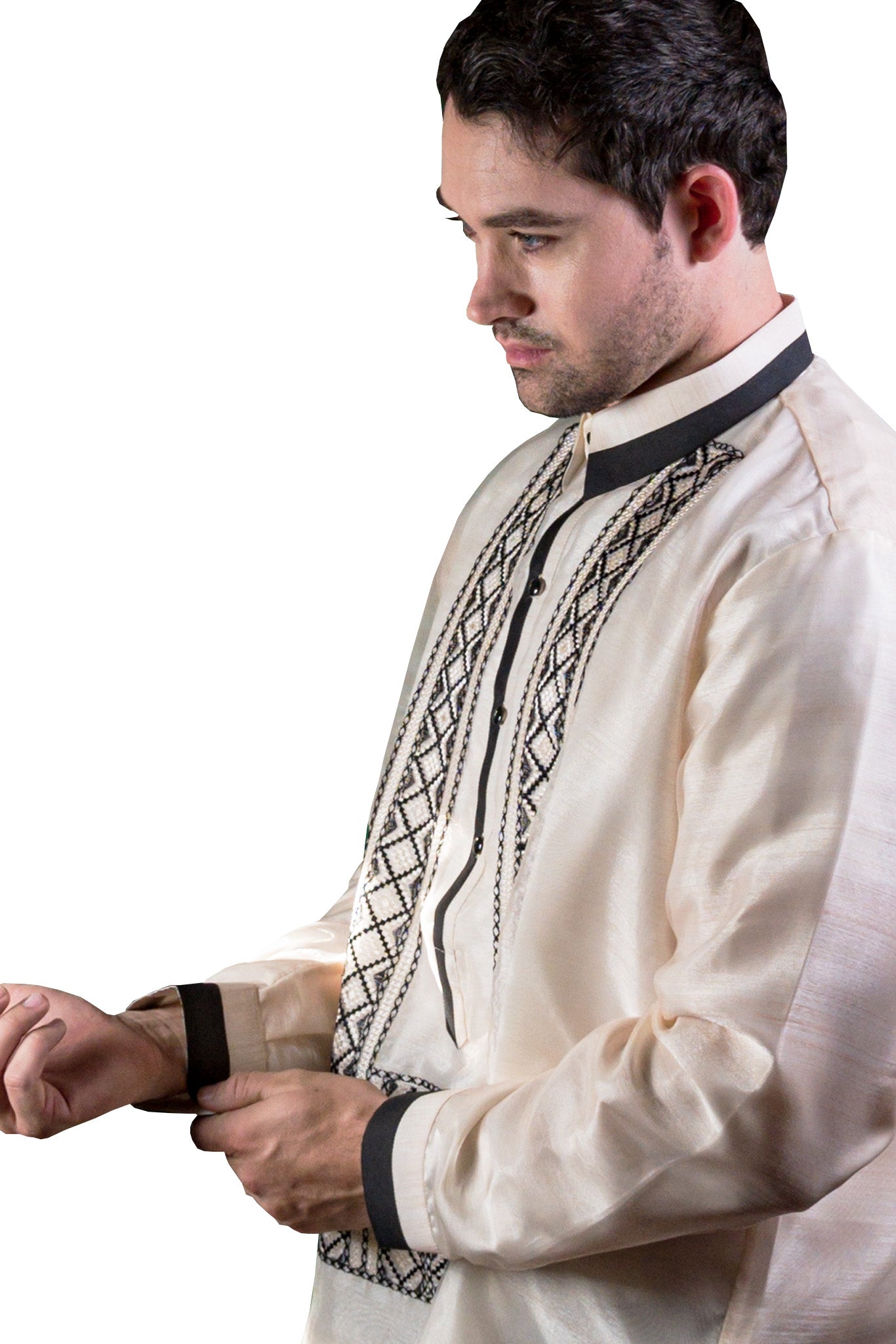 BARONG WAREHOUSE - MO31 - Organza Pina Barong Tagalog