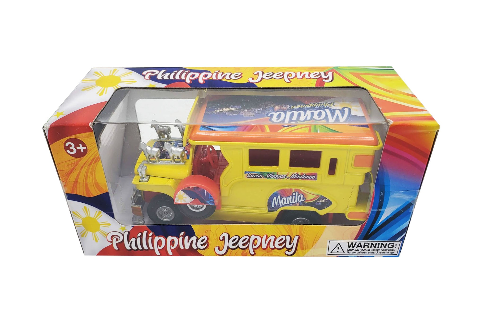 BARONG WAREHOUSE - FH12 - Filipino Miniature Jeepney Diecast Figurine Philippine Flag Pinoy Pride Manila Edition