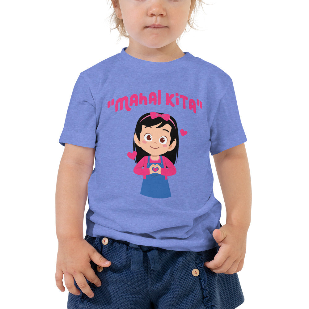 BARONG WAREHOUSE - VTM08 - Mahal Kita Toddler Tee - Girl