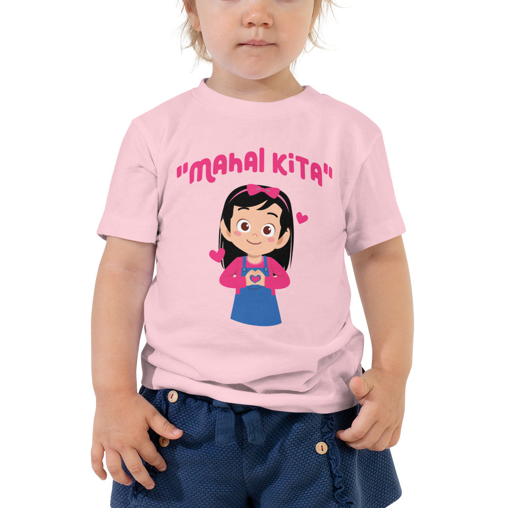 BARONG WAREHOUSE - VTM08 - Mahal Kita Toddler Tee - Girl